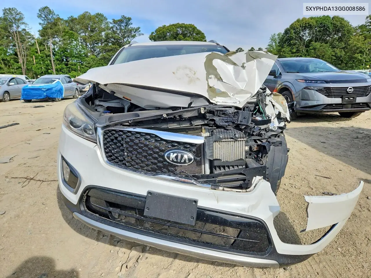 2016 Kia Sorento Ex VIN: 5XYPHDA13GG008586 Lot: 56241756