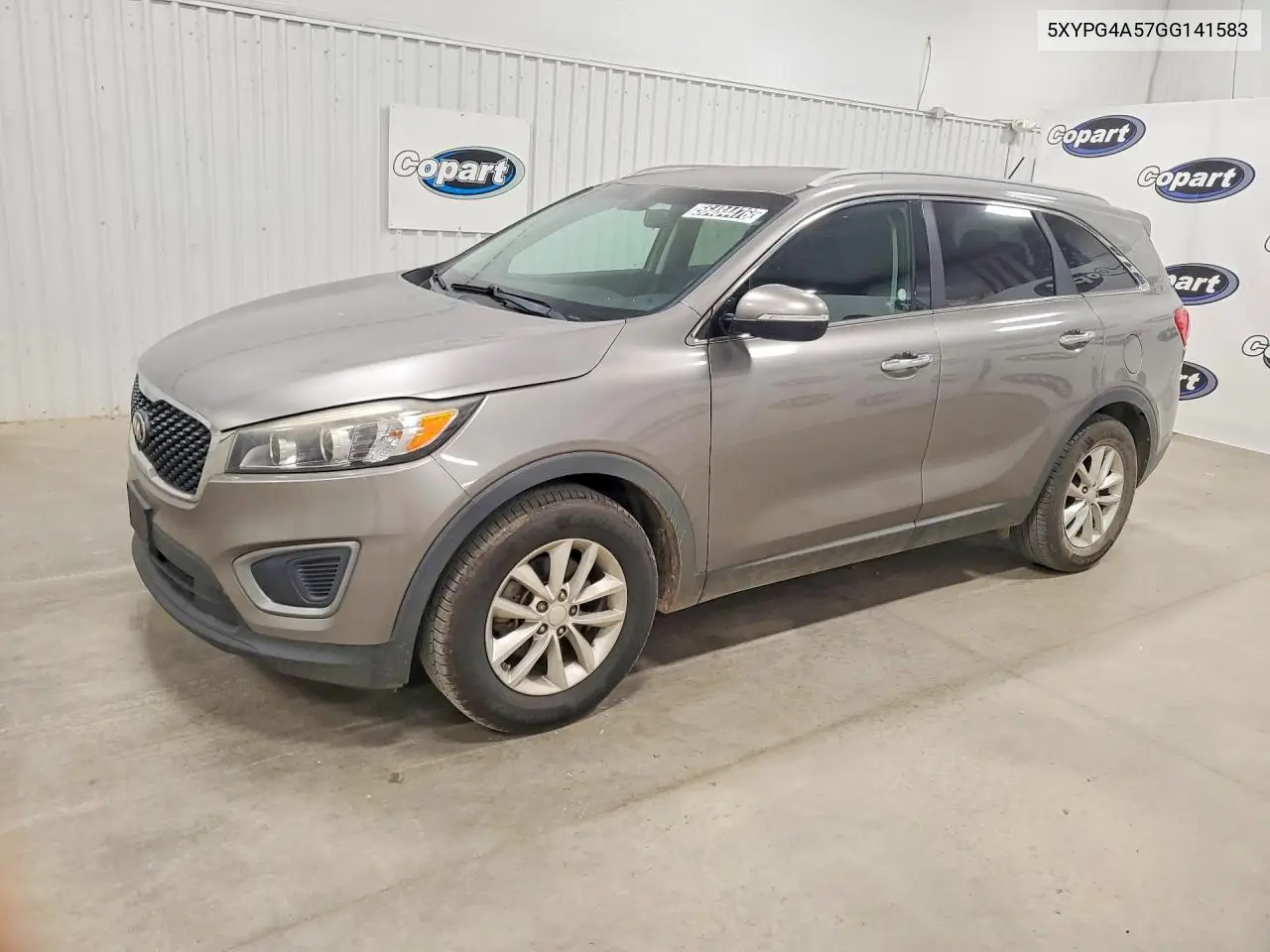 2016 Kia Sorento Lx V6 VIN: 5XYPG4A57GG141583 Lot: 56484476
