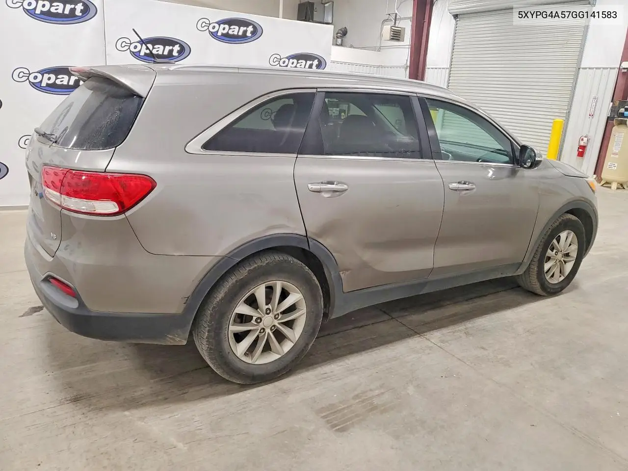 2016 Kia Sorento Lx V6 VIN: 5XYPG4A57GG141583 Lot: 56484476
