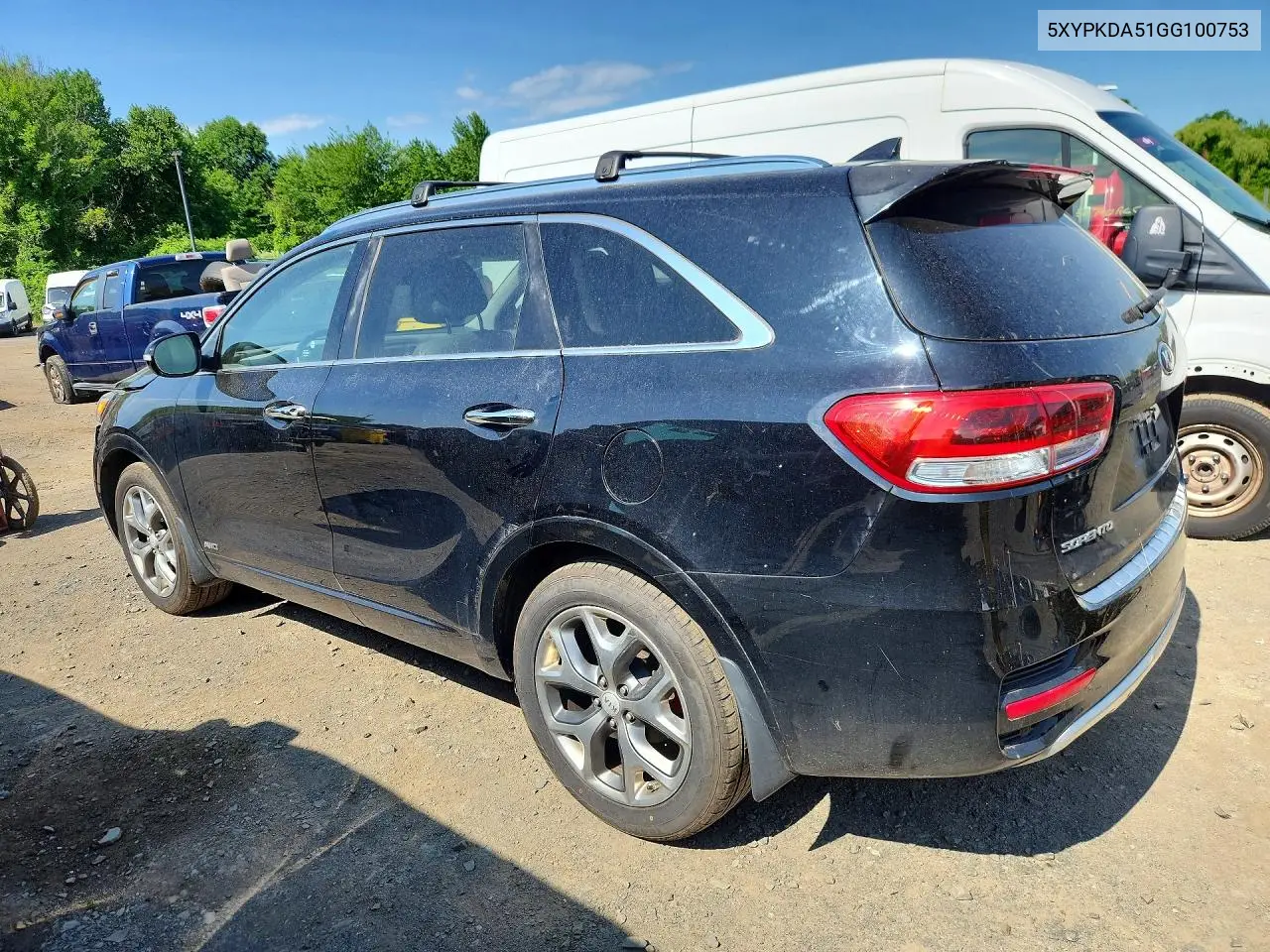 2016 Kia Sorento Sx V6 VIN: 5XYPKDA51GG100753 Lot: 56688266
