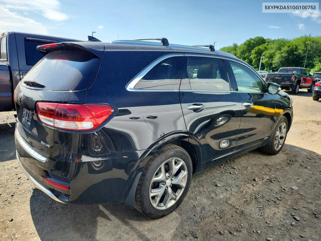 2016 Kia Sorento Sx V6 VIN: 5XYPKDA51GG100753 Lot: 56688266