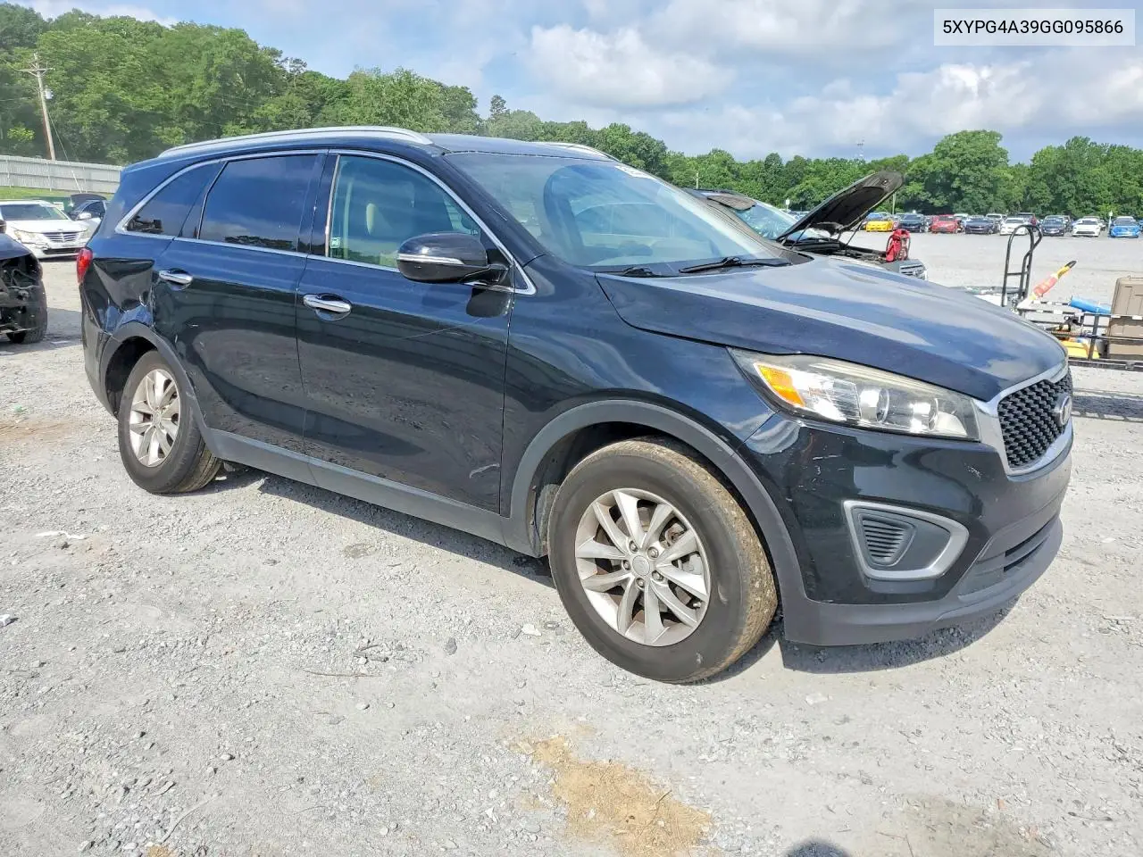 2016 Kia Sorento Lx VIN: 5XYPG4A39GG095866 Lot: 56934346