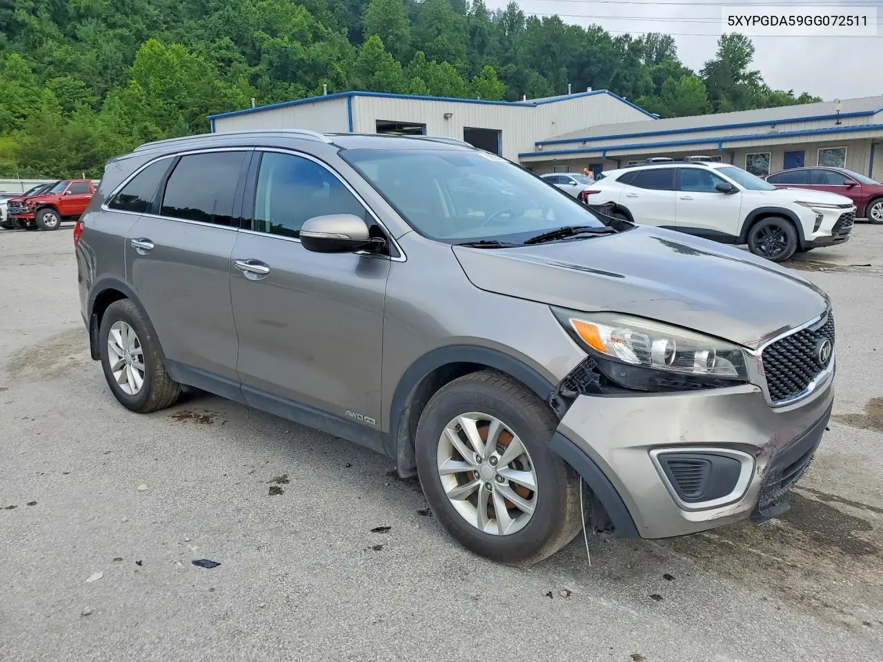 2016 Kia Sorento Lx V6 VIN: 5XYPGDA59GG072511 Lot: 59695716