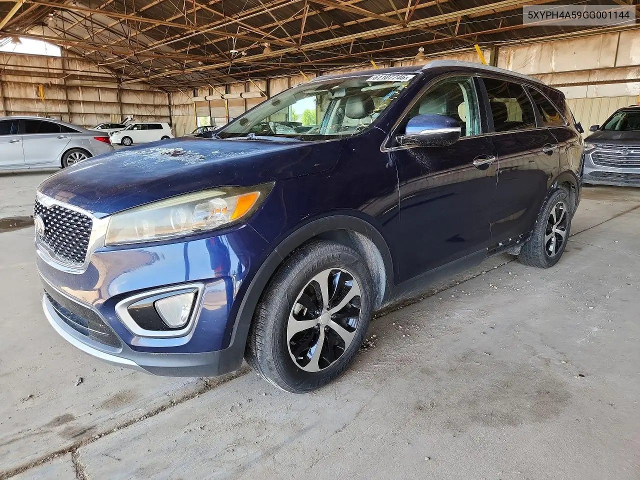 2016 Kia Sorento Ex VIN: 5XYPH4A59GG001144 Lot: 61107746