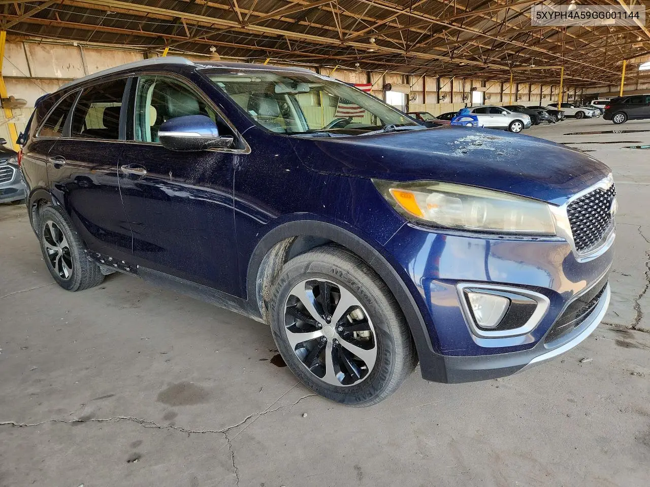 2016 Kia Sorento Ex VIN: 5XYPH4A59GG001144 Lot: 61107746