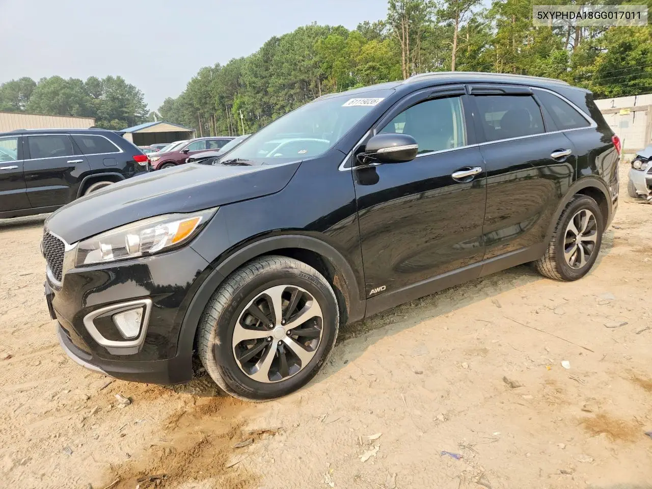 2016 Kia Sorento Ex VIN: 5XYPHDA18GG017011 Lot: 61119036