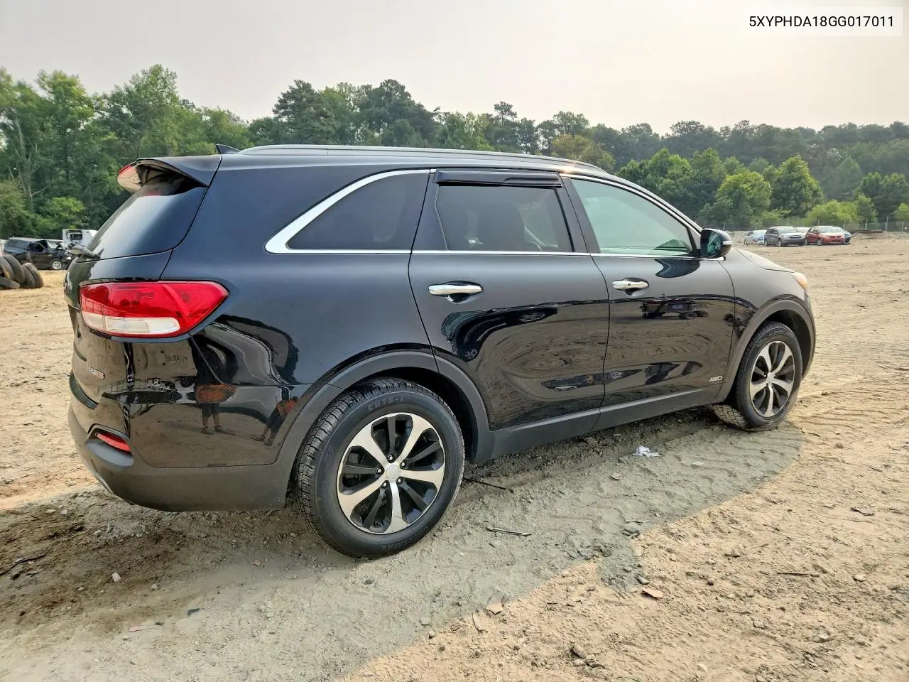 2016 Kia Sorento Ex VIN: 5XYPHDA18GG017011 Lot: 61119036