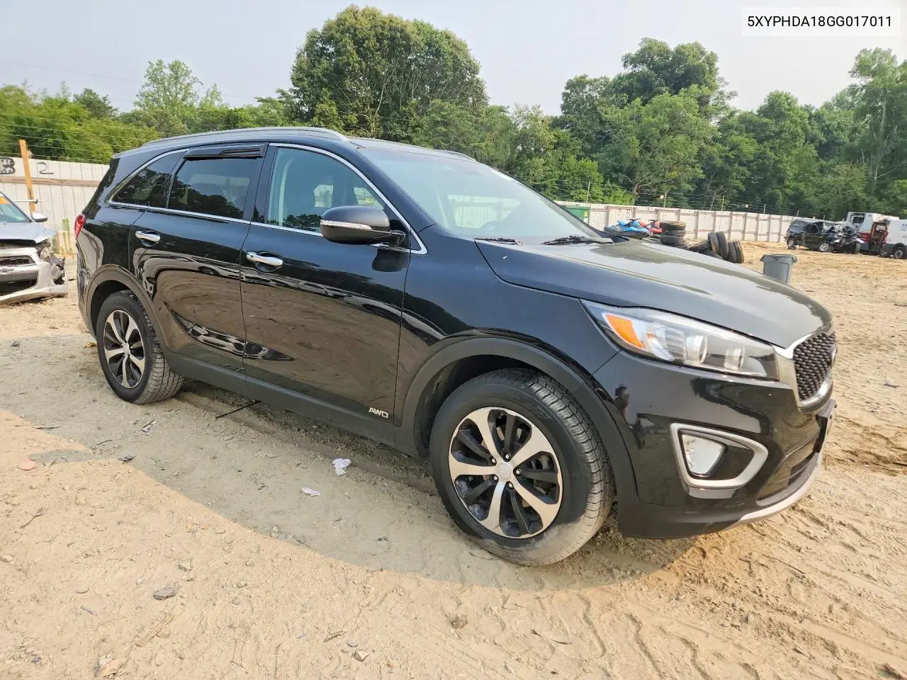 2016 Kia Sorento Ex VIN: 5XYPHDA18GG017011 Lot: 61119036