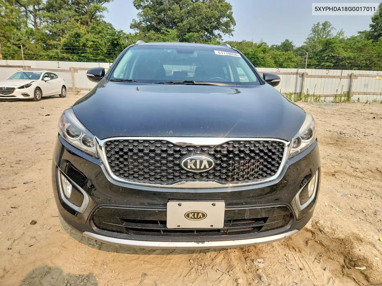 2016 Kia Sorento Ex VIN: 5XYPHDA18GG017011 Lot: 61119036