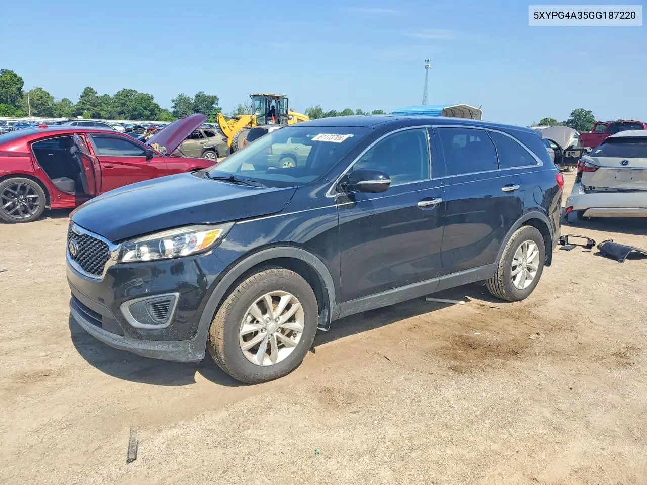 2016 Kia Sorento L VIN: 5XYPG4A35GG187220 Lot: 61173706