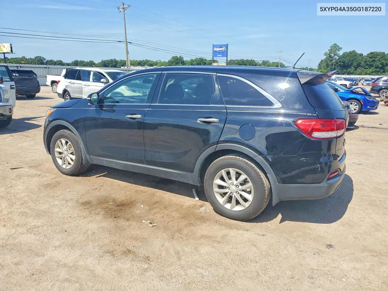 2016 Kia Sorento L VIN: 5XYPG4A35GG187220 Lot: 61173706