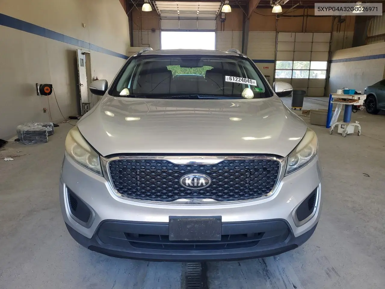 2016 Kia Sorento Lx VIN: 5XYPG4A32GG026971 Lot: 61224046