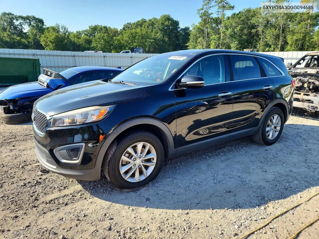 2016 Kia Sorento L VIN: 5XYPG4A30GG094685 Lot: 61528956