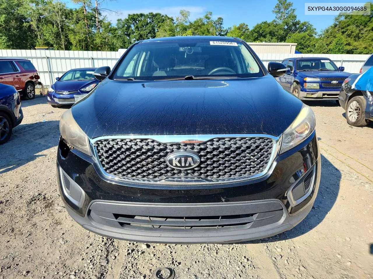 2016 Kia Sorento L VIN: 5XYPG4A30GG094685 Lot: 61528956