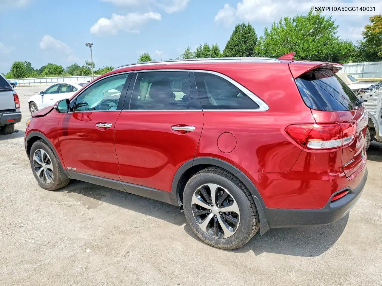 2016 Kia Sorento Ex VIN: 5XYPHDA50GG140031 Lot: 61623806