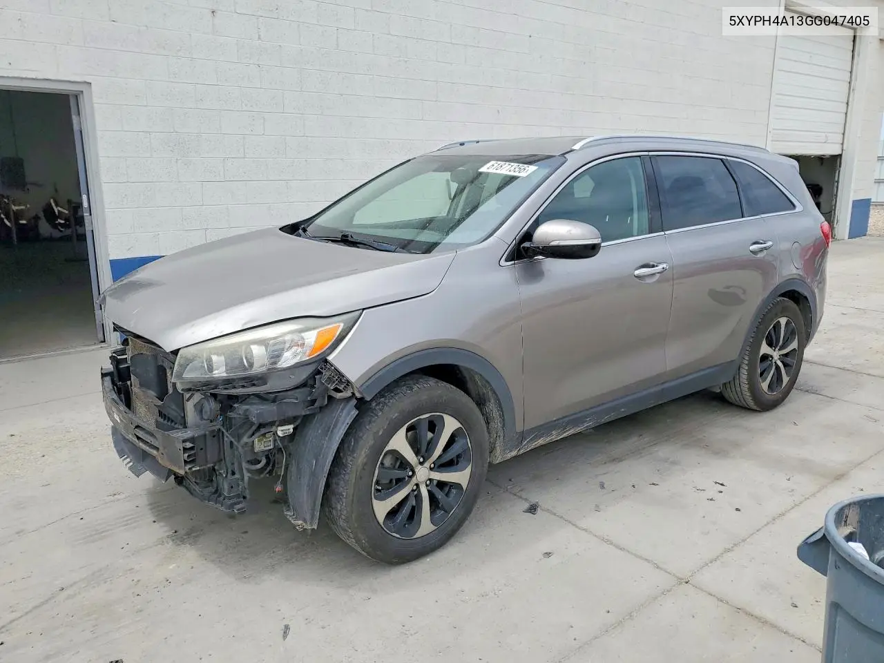 2016 Kia Sorento Ex VIN: 5XYPH4A13GG047405 Lot: 61871356