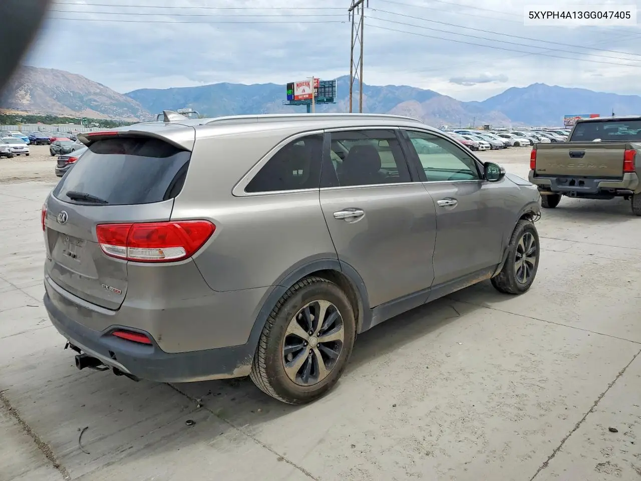 2016 Kia Sorento Ex VIN: 5XYPH4A13GG047405 Lot: 61871356
