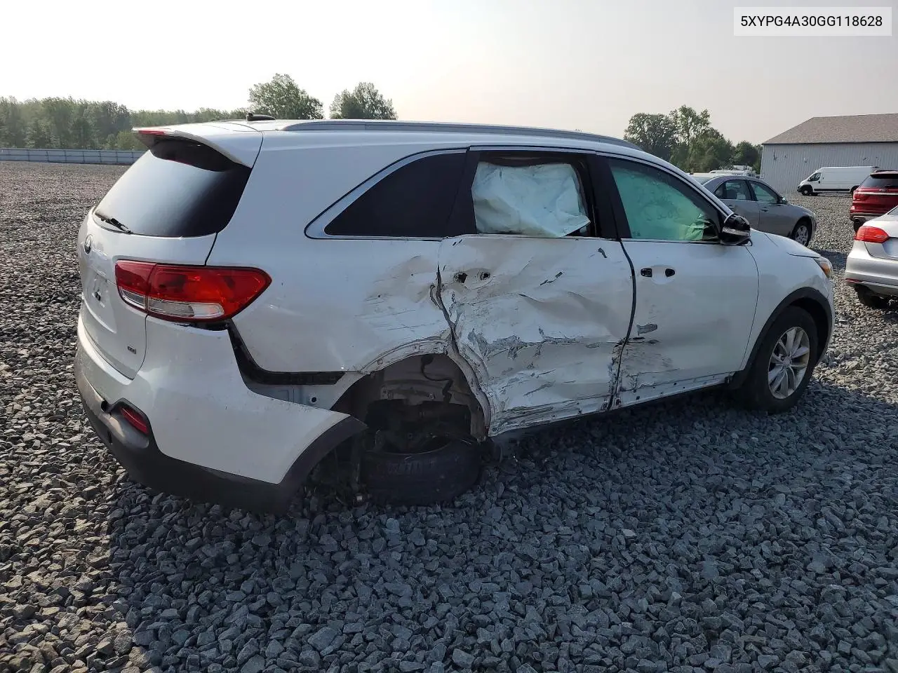 2016 Kia Sorento Lx VIN: 5XYPG4A30GG118628 Lot: 61911066