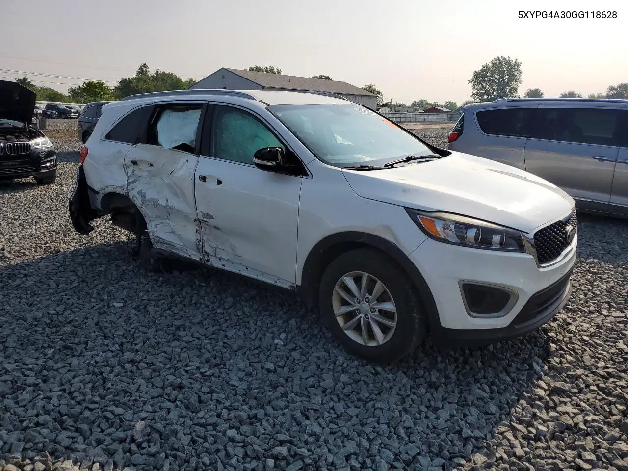 2016 Kia Sorento Lx VIN: 5XYPG4A30GG118628 Lot: 61911066