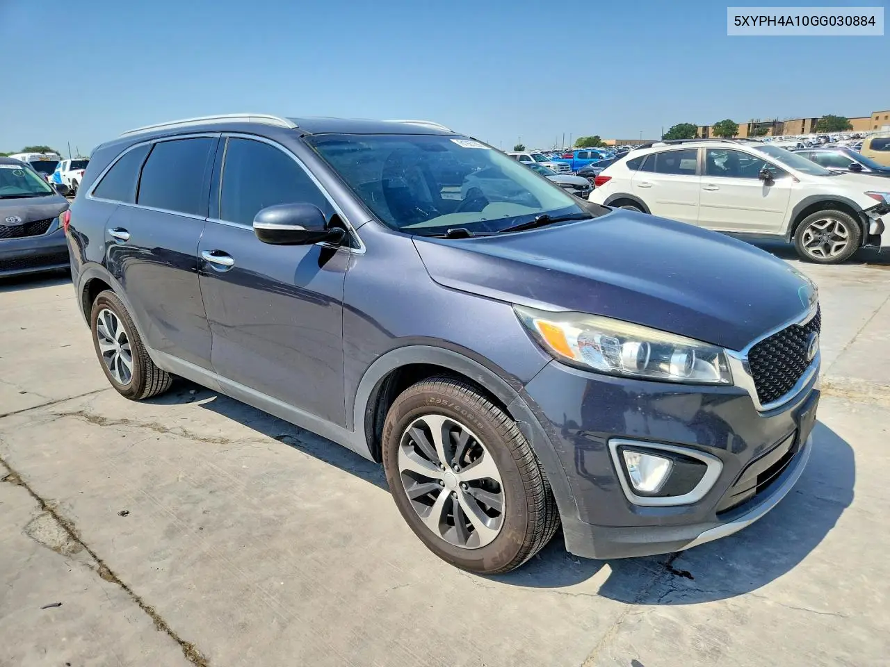 2016 Kia Sorento Ex VIN: 5XYPH4A10GG030884 Lot: 61927206