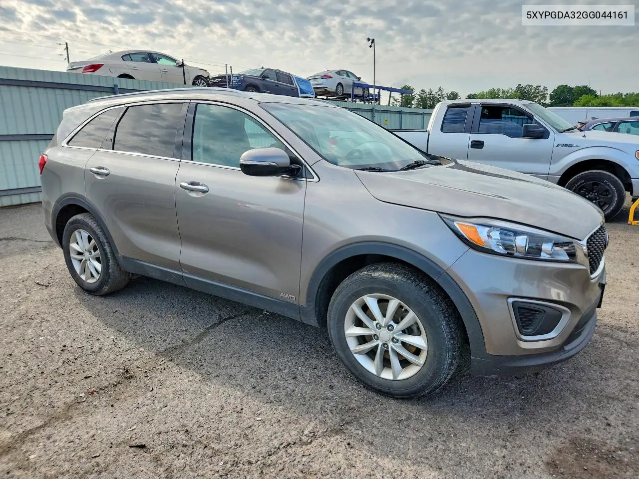 2016 Kia Sorento Lx VIN: 5XYPGDA32GG044161 Lot: 62002516