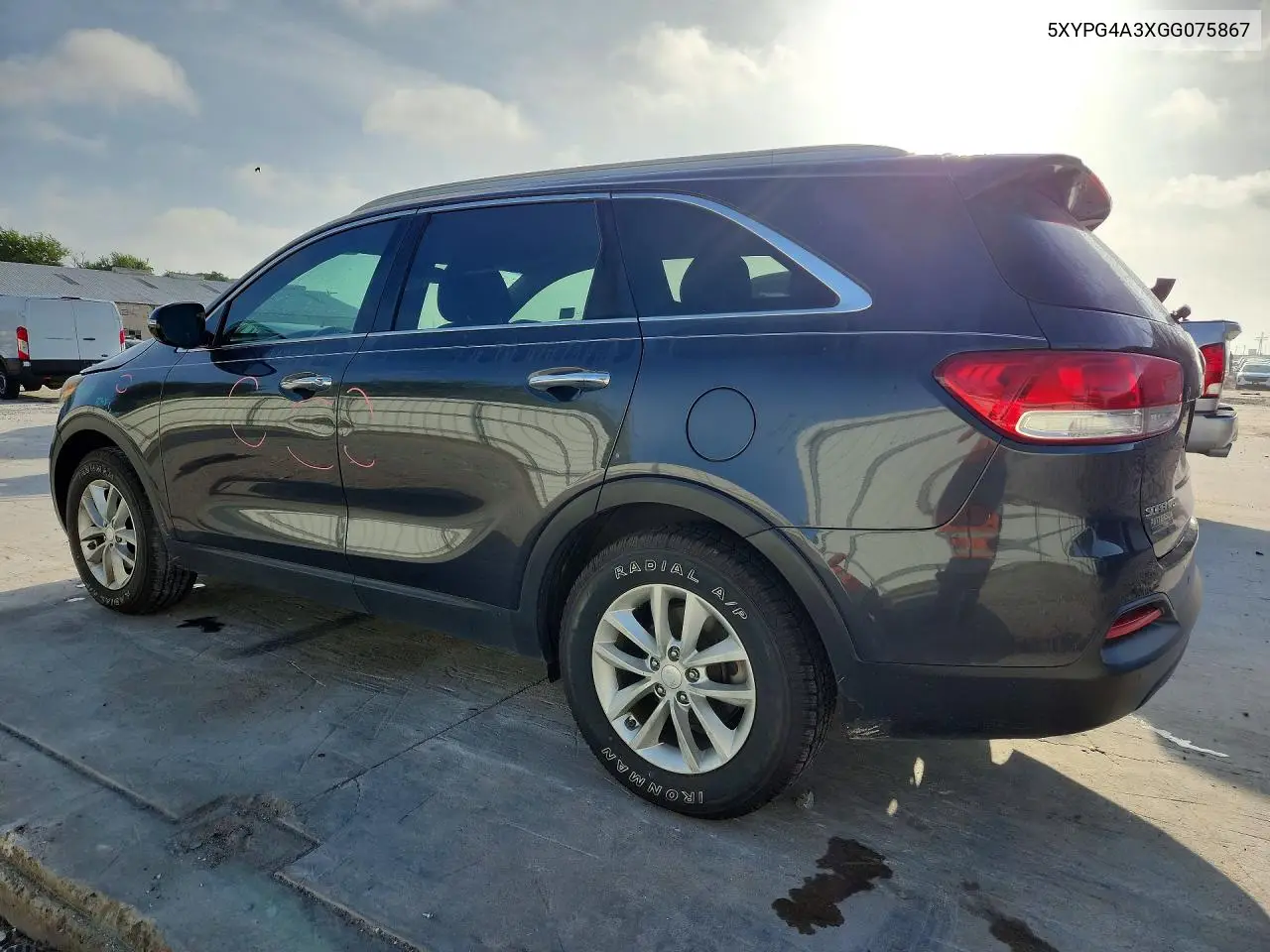 2016 Kia Sorento Lx VIN: 5XYPG4A3XGG075867 Lot: 62082266