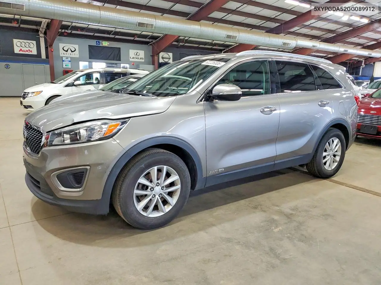 2016 Kia Sorento Lx V6 VIN: 5XYPGDA52GG089912 Lot: 62226006