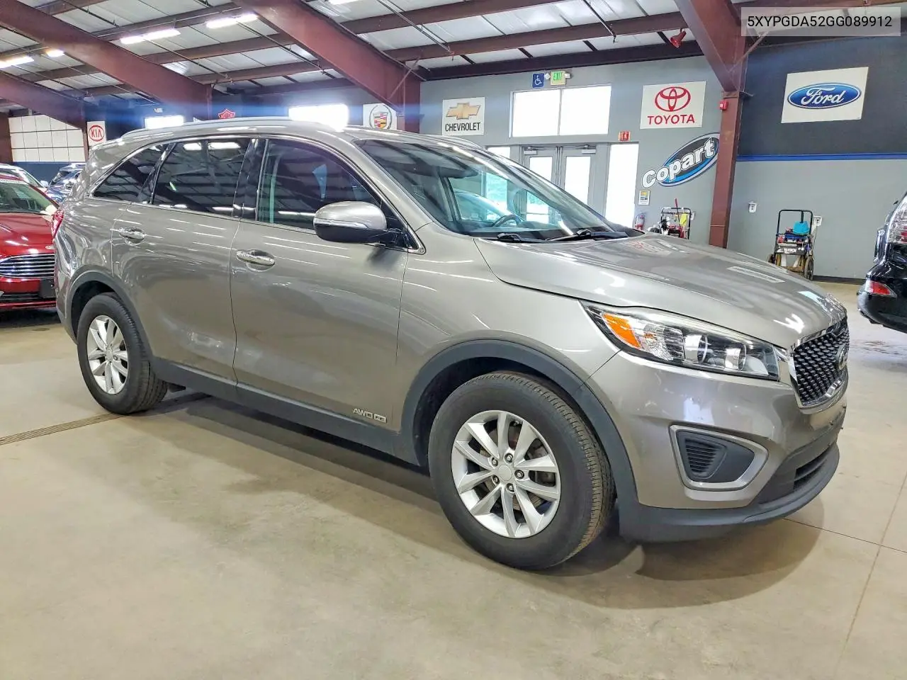 2016 Kia Sorento Lx V6 VIN: 5XYPGDA52GG089912 Lot: 62226006