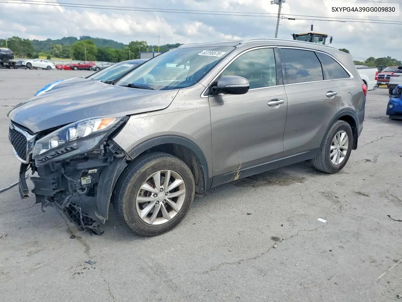 2016 Kia Sorento Lx VIN: 5XYPG4A39GG009830 Lot: 62299576