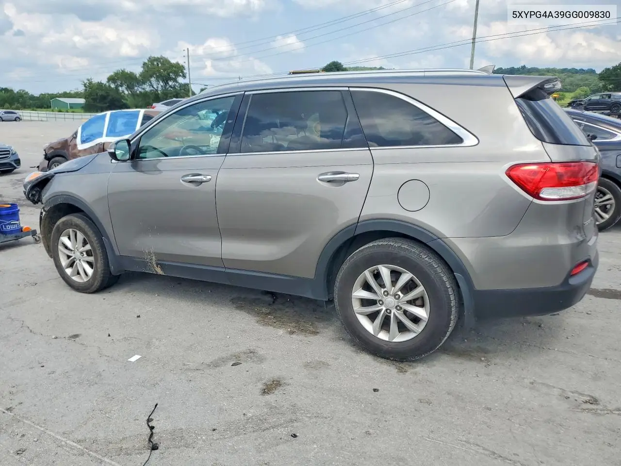 2016 Kia Sorento Lx VIN: 5XYPG4A39GG009830 Lot: 62299576