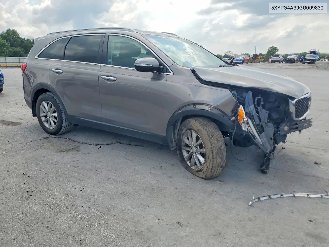 2016 Kia Sorento Lx VIN: 5XYPG4A39GG009830 Lot: 62299576