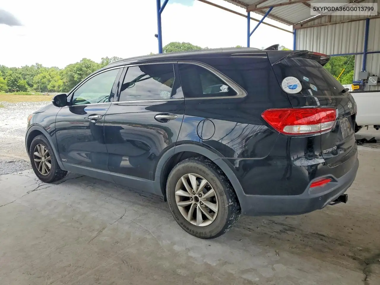 2016 Kia Sorento Lx VIN: 5XYPGDA36GG013799 Lot: 62300616