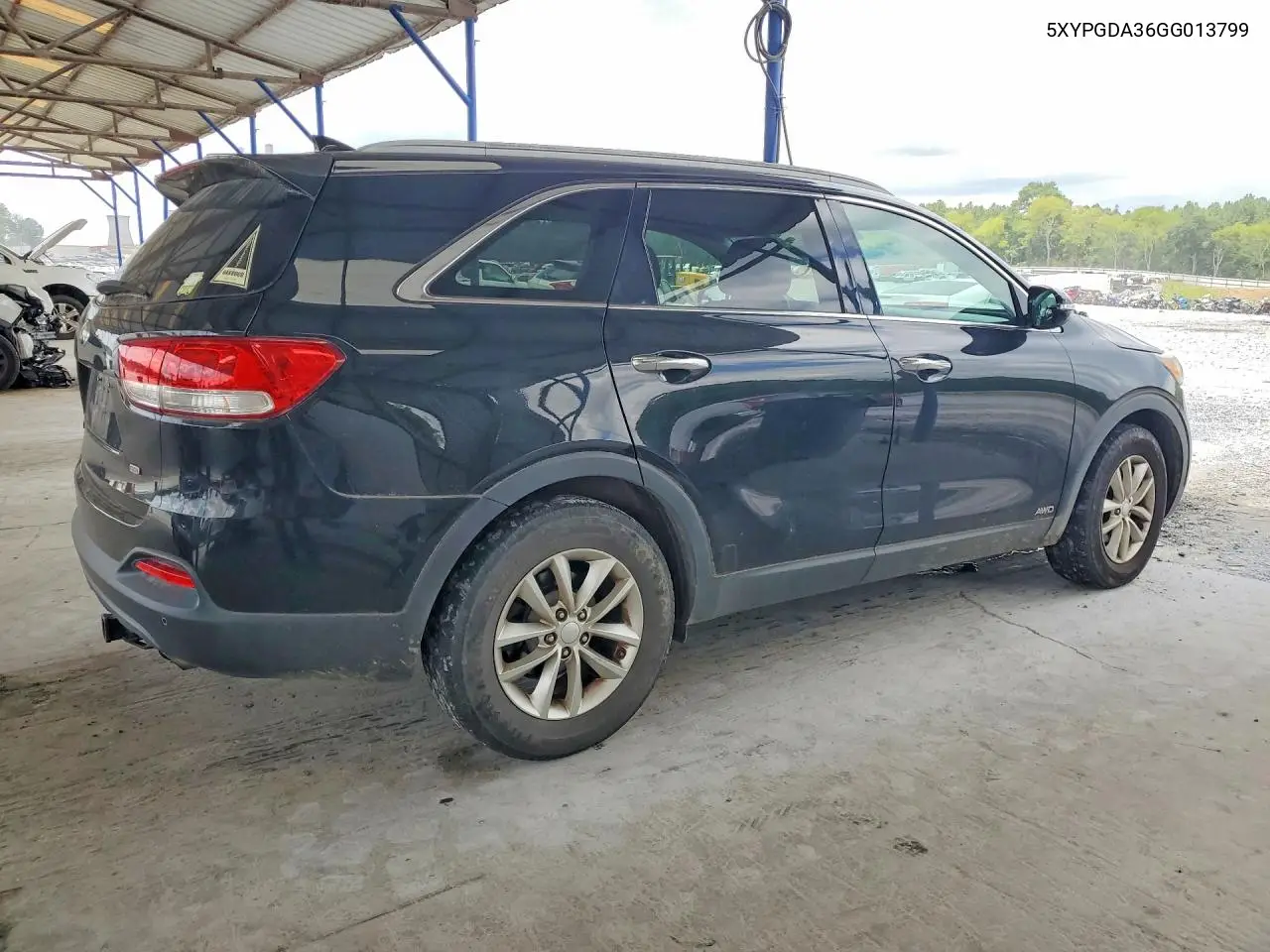 2016 Kia Sorento Lx VIN: 5XYPGDA36GG013799 Lot: 62300616