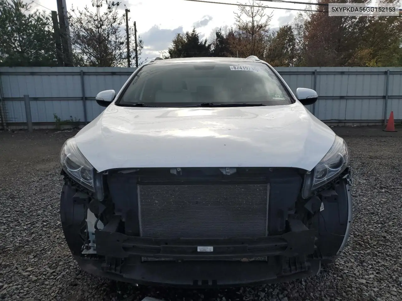 5XYPKDA56GG152153 2016 Kia Sorento Sx