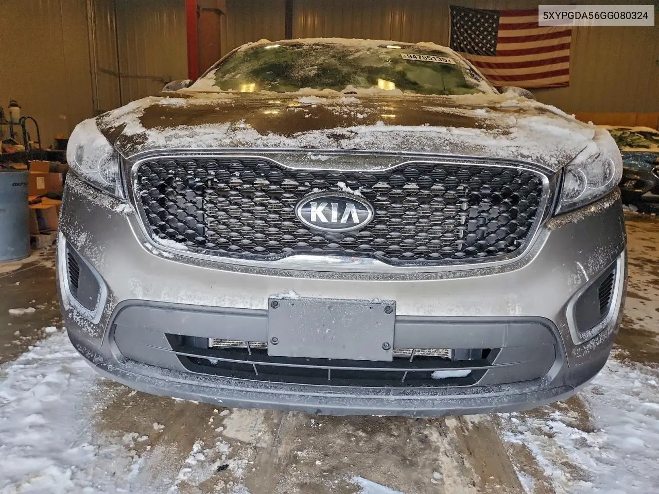5XYPGDA56GG080324 2016 Kia Sorento Lx