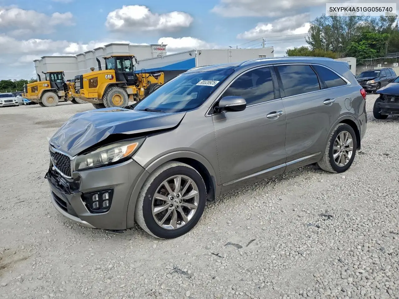 5XYPK4A51GG056740 2016 Kia Sorento Sx