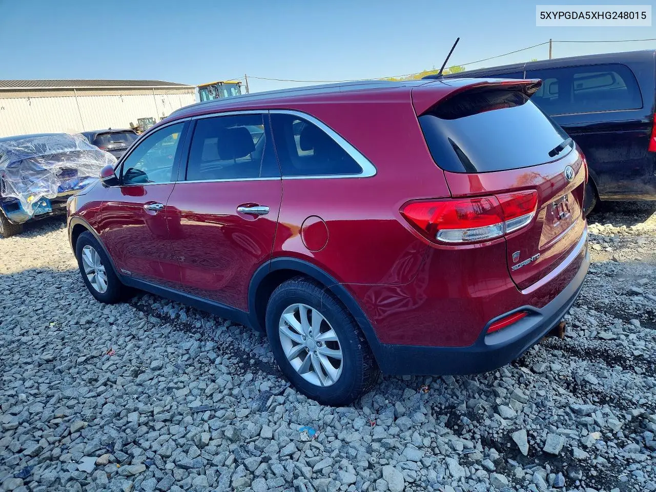 5XYPGDA5XHG248015 2017 Kia Sorento Lx V6