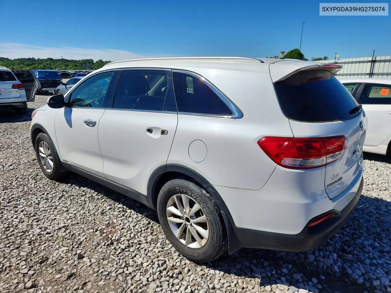 2017 Kia Sorento Lx VIN: 5XYPGDA39HG275074 Lot: 56528566