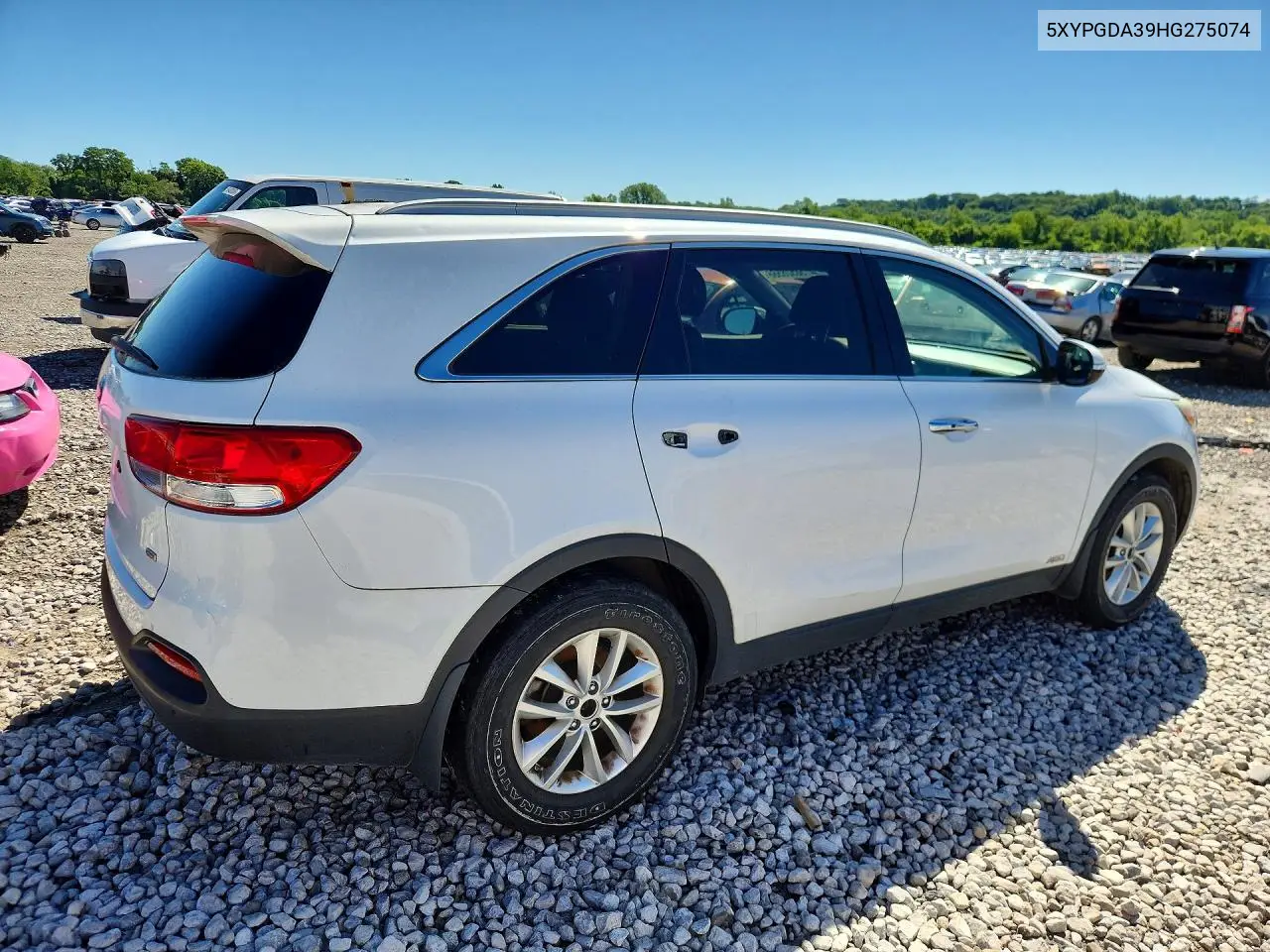 2017 Kia Sorento Lx VIN: 5XYPGDA39HG275074 Lot: 56528566