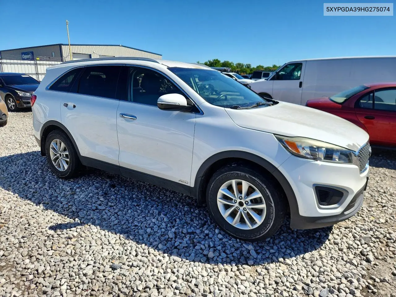 2017 Kia Sorento Lx VIN: 5XYPGDA39HG275074 Lot: 56528566