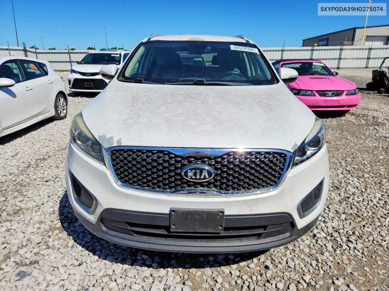 2017 Kia Sorento Lx VIN: 5XYPGDA39HG275074 Lot: 56528566