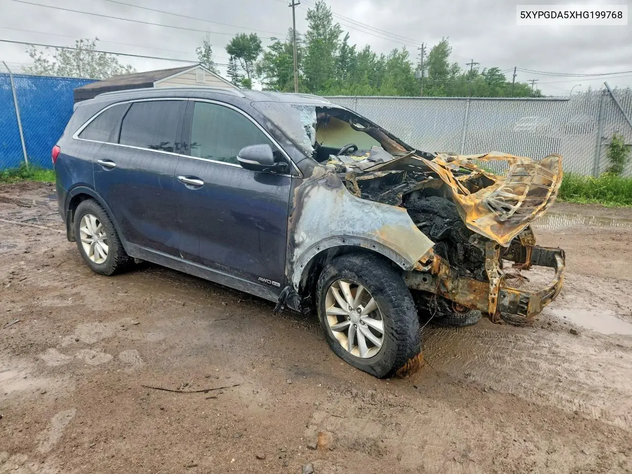 2017 Kia Sorento Lx V6 VIN: 5XYPGDA5XHG199768 Lot: 57436336