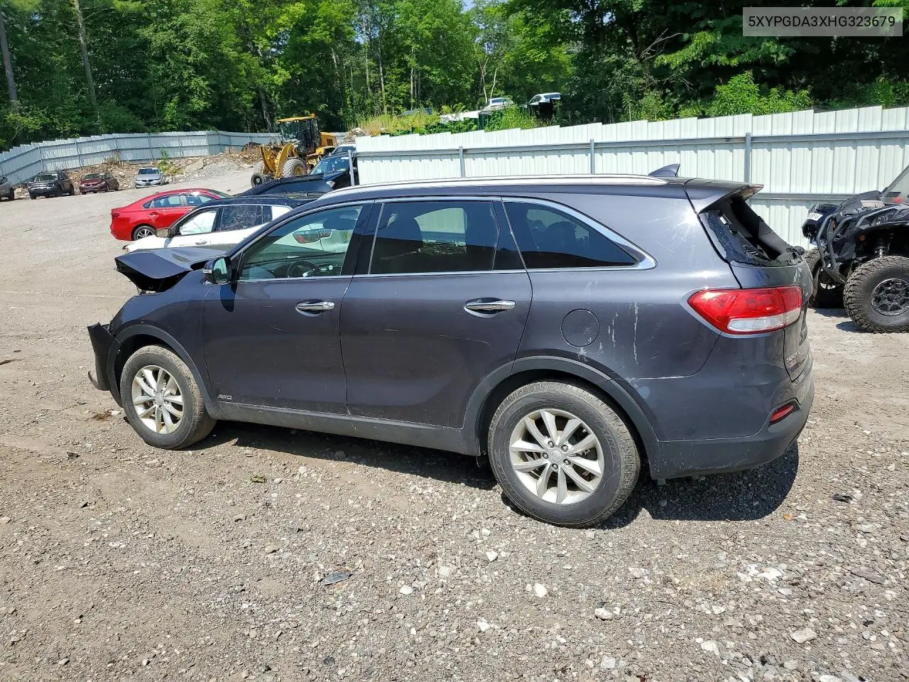 2017 Kia Sorento VIN: 5XYPGDA3XHG323679 Lot: 58085246