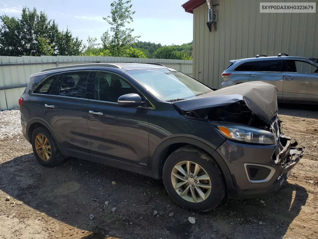 2017 Kia Sorento VIN: 5XYPGDA3XHG323679 Lot: 58085246