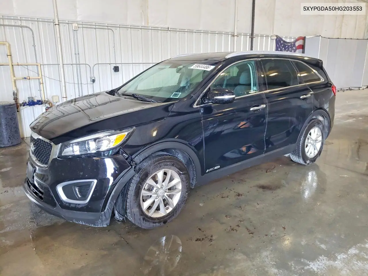 2017 Kia Sorento Lx V6 VIN: 5XYPGDA50HG203553 Lot: 59644486