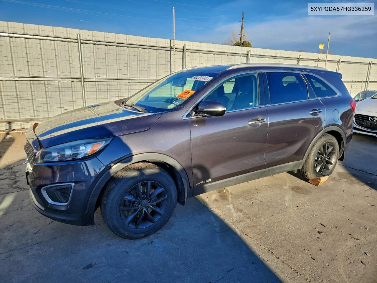 5XYPGDA57HG336259 2017 Kia Sorento Lx
