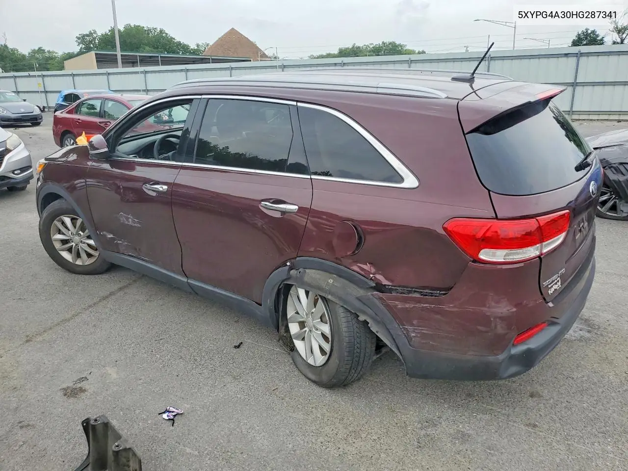 2017 Kia Sorento Lx VIN: 5XYPG4A30HG287341 Lot: 60056046