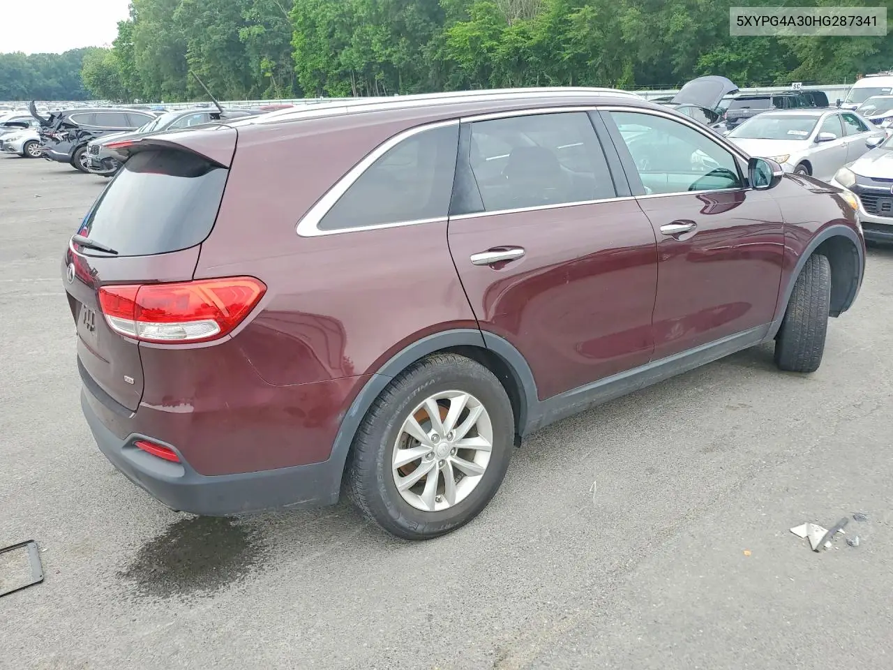 2017 Kia Sorento Lx VIN: 5XYPG4A30HG287341 Lot: 60056046
