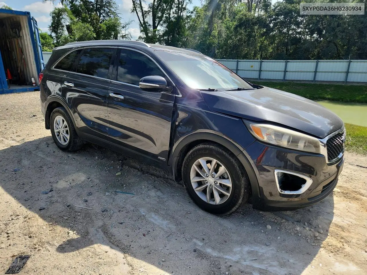 2017 Kia Sorento Lx VIN: 5XYPGDA36HG230934 Lot: 60142196