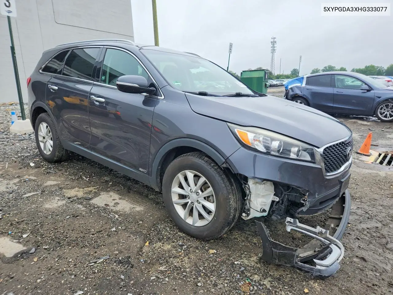 2017 Kia Sorento Lx VIN: 5XYPGDA3XHG333077 Lot: 60451906